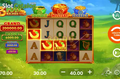 Οθόνη3. 3 Pots Riches Extra: Hold and Win Κουλοχέρης