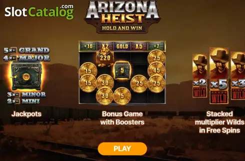 Οθόνη2. Arizona Heist Κουλοχέρης 
