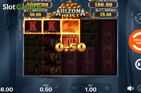 Οθόνη4. Arizona Heist Κουλοχέρης 