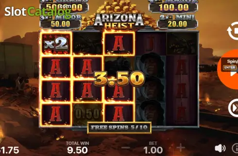 Οθόνη8. Arizona Heist Κουλοχέρης 