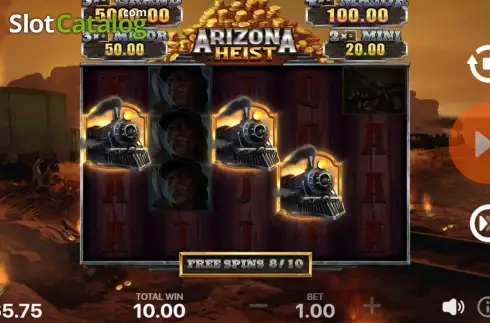 Οθόνη9. Arizona Heist Κουλοχέρης 