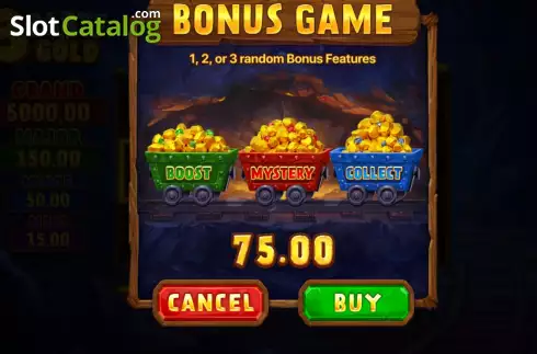 Οθόνη6. 3 Carts of Gold: Hold and Win Κουλοχέρης