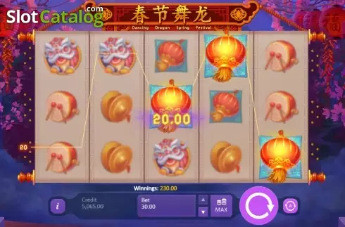 Οθόνη 5. Dancing Dragon Spring Festival Κουλοχέρης