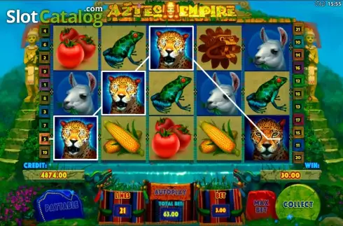 Οθόνη8. Aztec Empire (Playson) Κουλοχέρης 