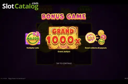 Οθόνη4. Piggy Power: Hit the Bonus Κουλοχέρης