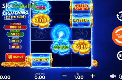 Οθόνη3. Lightning Clovers Κουλοχέρης