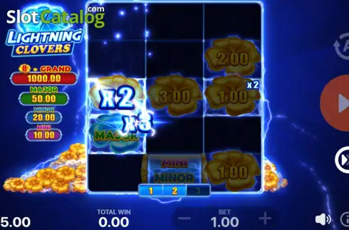 Οθόνη7. Lightning Clovers Κουλοχέρης