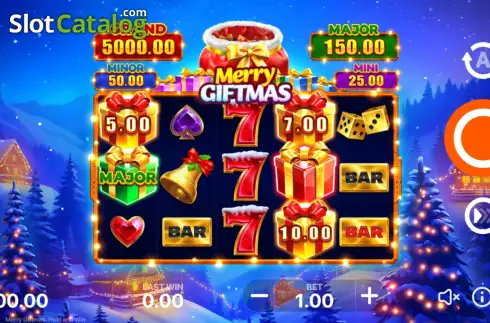 Οθόνη2. Merry Giftmas: Hold and Win Κουλοχέρης