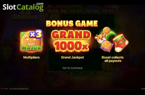 Οθόνη3. 25 Cookies: Hit the Bonus Κουλοχέρης 