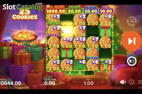 Οθόνη5. 25 Cookies: Hit the Bonus Κουλοχέρης 