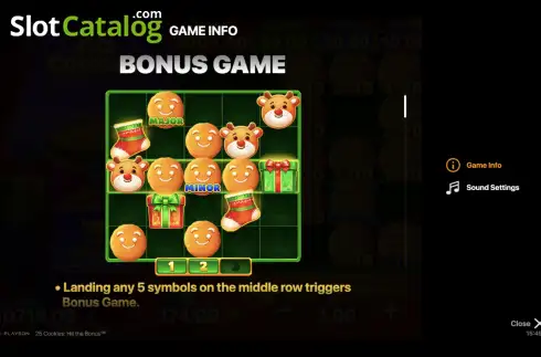 Οθόνη7. 25 Cookies: Hit the Bonus Κουλοχέρης 