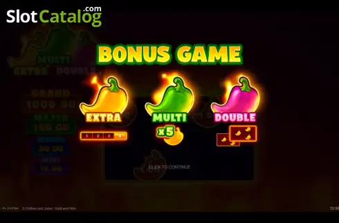 Οθόνη7. 3 Chillies and Joker: Hold and Win Κουλοχέρης 