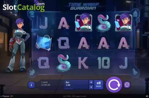 Οθόνη 1. Time Warp Guardian Κουλοχέρης