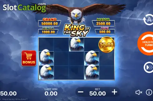 Οθόνη2. King of the Sky: Hit the Bonus Κουλοχέρης