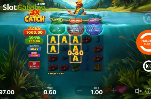 Οθόνη3. 3x Catch Κουλοχέρης