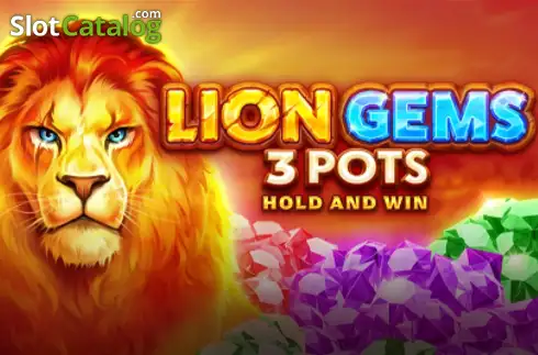 Lion Gems 3 Pots: Hold and Win Playson