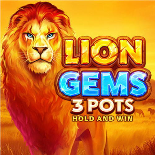 Lion Gems 3 Pots: Hold and Win Λογότυπο