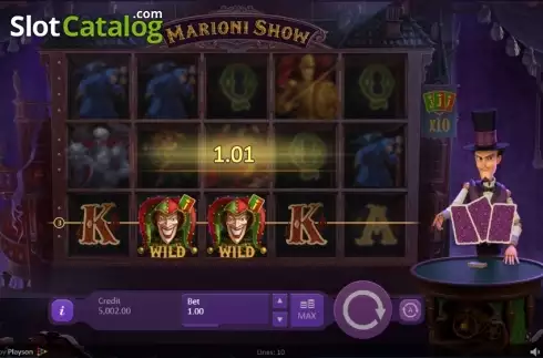 Οθόνη 3. Marioni Show Κουλοχέρης 