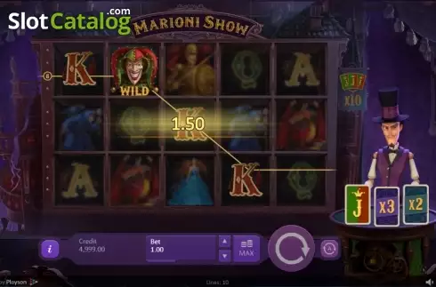 Οθόνη 4. Marioni Show Κουλοχέρης 