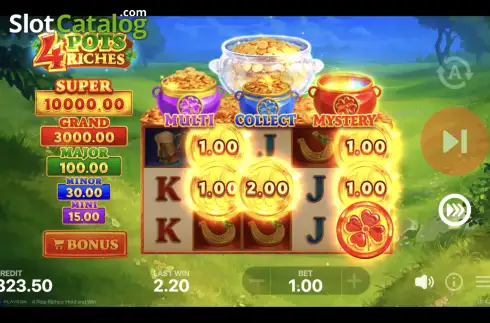 Οθόνη6. 4 Pots Riches: Hold and Win Κουλοχέρης