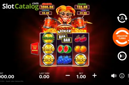 Οθόνη2. Rockin' Joker: Hold and Win Κουλοχέρης