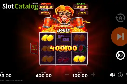 Οθόνη3. Rockin' Joker: Hold and Win Κουλοχέρης