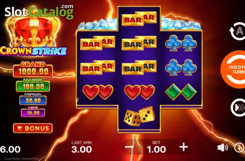 Οθόνη2. Crown Strike: Hold and Win Κουλοχέρης
