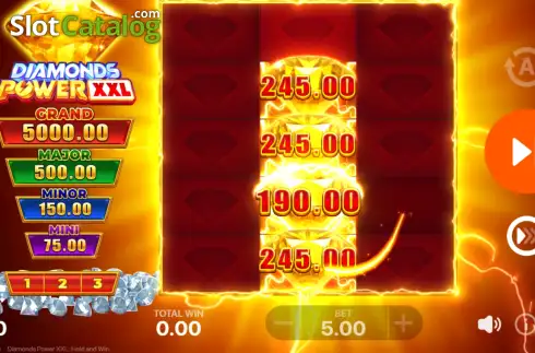 Οθόνη3. Diamonds Power XXL: Hold and Win Κουλοχέρης