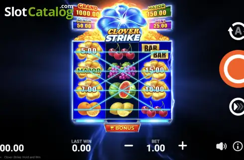 Οθόνη2. Clover Strike: Hold and Win Κουλοχέρης
