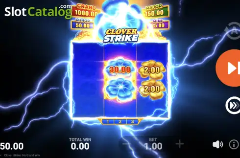 Οθόνη3. Clover Strike: Hold and Win Κουλοχέρης