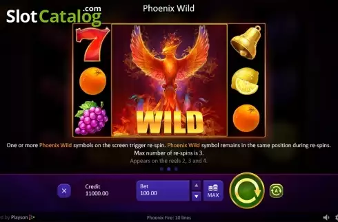 Οθόνη8. Phoenix Fire Κουλοχέρης