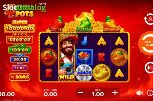 Οθόνη2. 4 Chili Pots: Hold and Win Κουλοχέρης