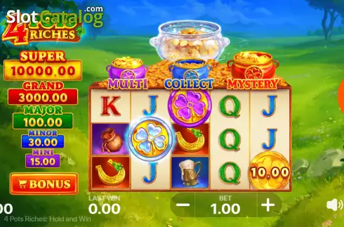 Οθόνη2. 4 Pots of Riches: Hold and Win Κουλοχέρης