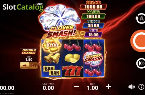 Οθόνη2. Clover Smash Κουλοχέρης