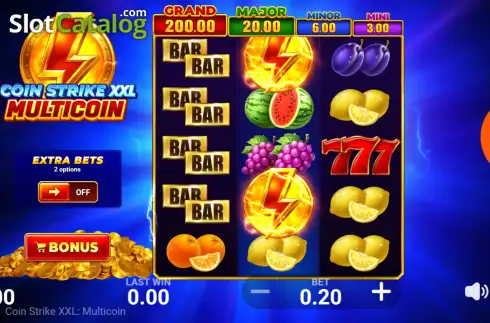 Οθόνη2. Coin Strike XXL: Multicoin Κουλοχέρης
