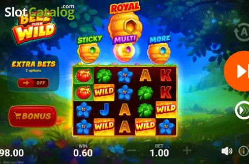 Οθόνη3. Beez Turn Wild Κουλοχέρης