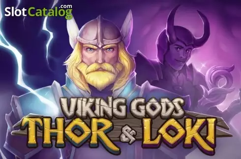 Viking Gods Thor and Loki Λογότυπο Viking Gods Thor and Loki Λογότυπο