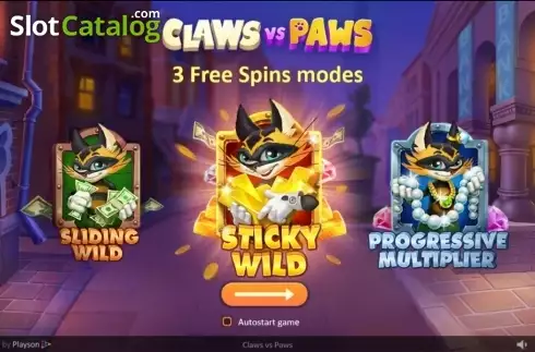 Οθόνη2. Claws vs Paws Κουλοχέρης