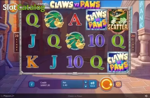 Οθόνη3. Claws vs Paws Κουλοχέρης