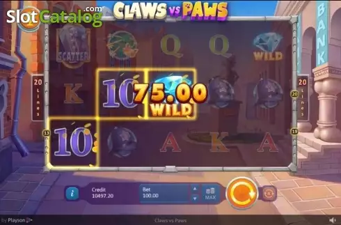 Οθόνη5. Claws vs Paws Κουλοχέρης