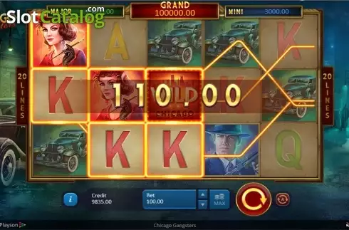 Οθόνη6. Chicago Gangsters Κουλοχέρης