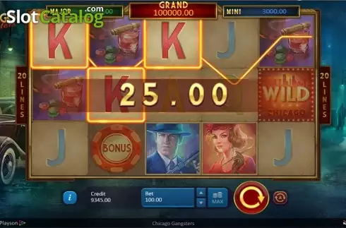 Οθόνη7. Chicago Gangsters Κουλοχέρης