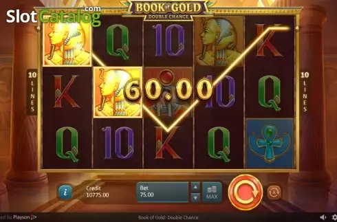 Οθόνη3. Book of Gold: Double Chance Κουλοχέρης