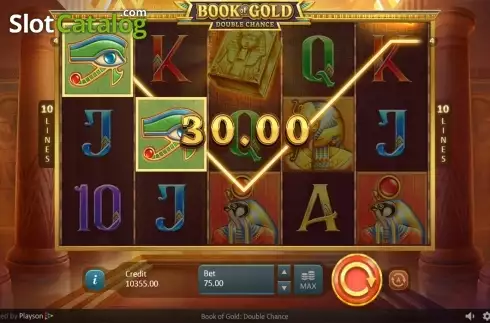 Οθόνη4. Book of Gold: Double Chance Κουλοχέρης