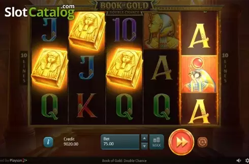 Οθόνη6. Book of Gold: Double Chance Κουλοχέρης
