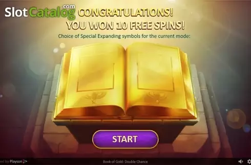 Οθόνη7. Book of Gold: Double Chance Κουλοχέρης