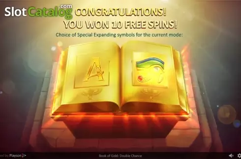 Οθόνη8. Book of Gold: Double Chance Κουλοχέρης