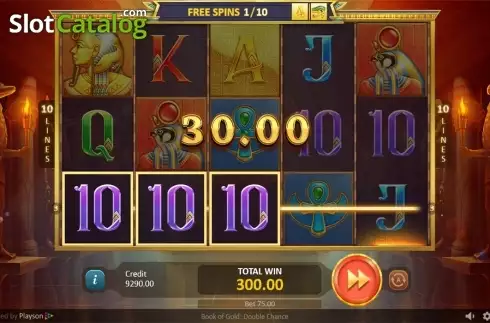 Οθόνη9. Book of Gold: Double Chance Κουλοχέρης