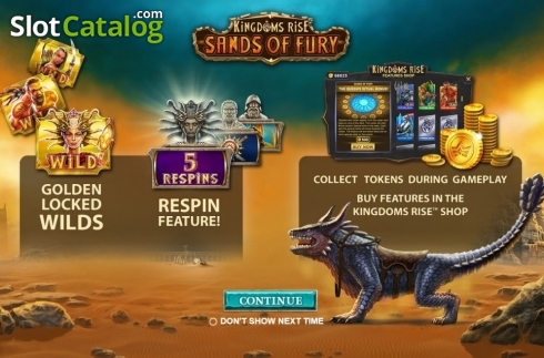 Οθόνη2. Kingdoms Rise: Sands of Fury Κουλοχέρης