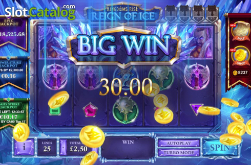 Οθόνη5. Kingdoms Rise: Reign of Ice Κουλοχέρης